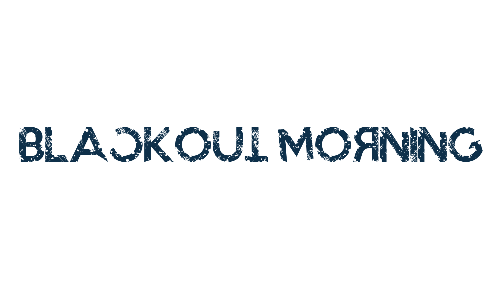 Blackout Morning, fancy destroy decorative font preview