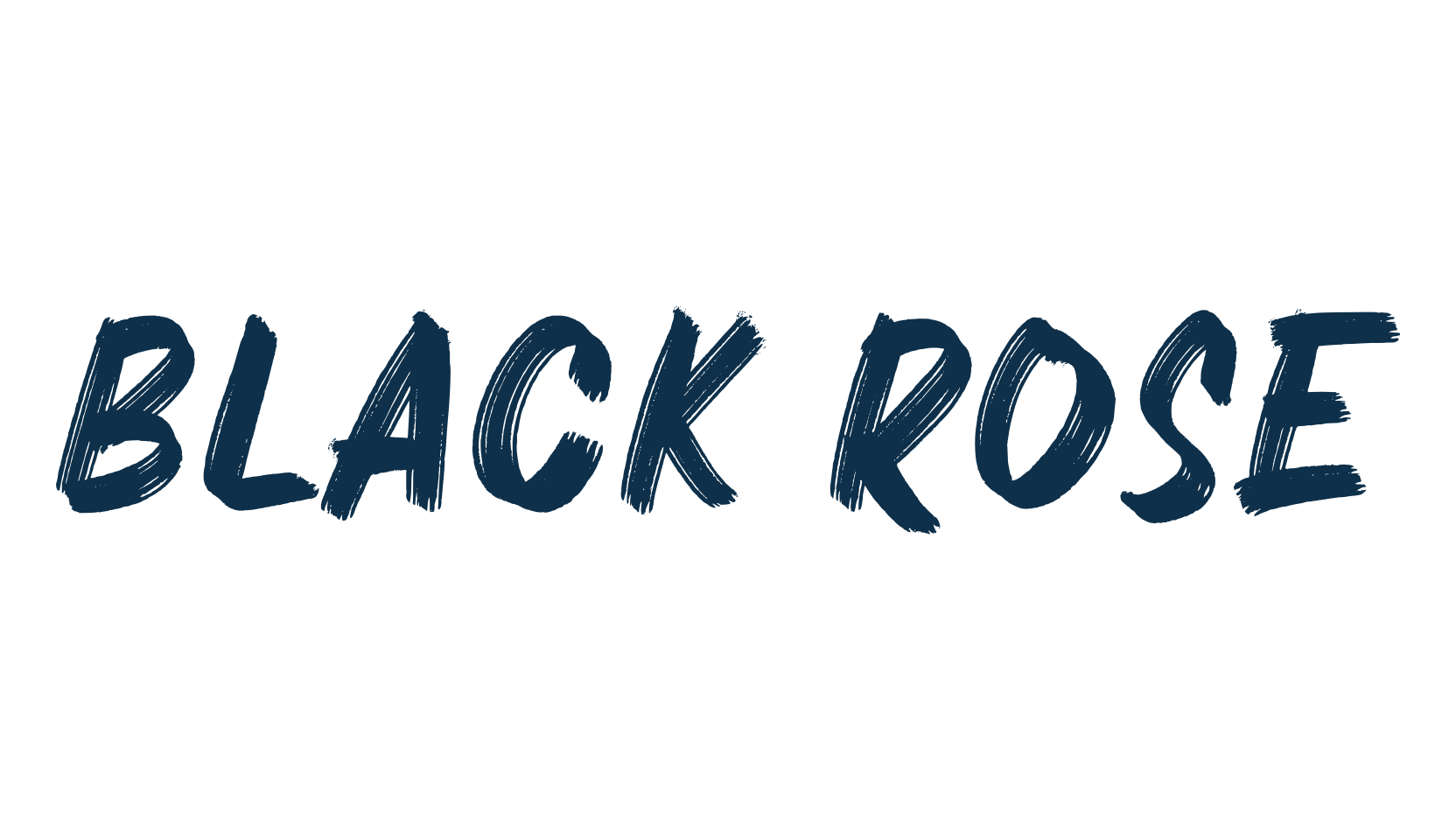 Black Rose (blackrose-2), brush font preview