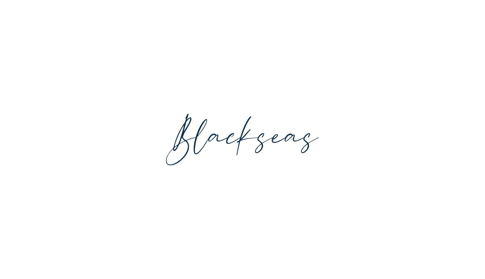 Blackseas, script handwritten fancy decorative calligraphy font preview