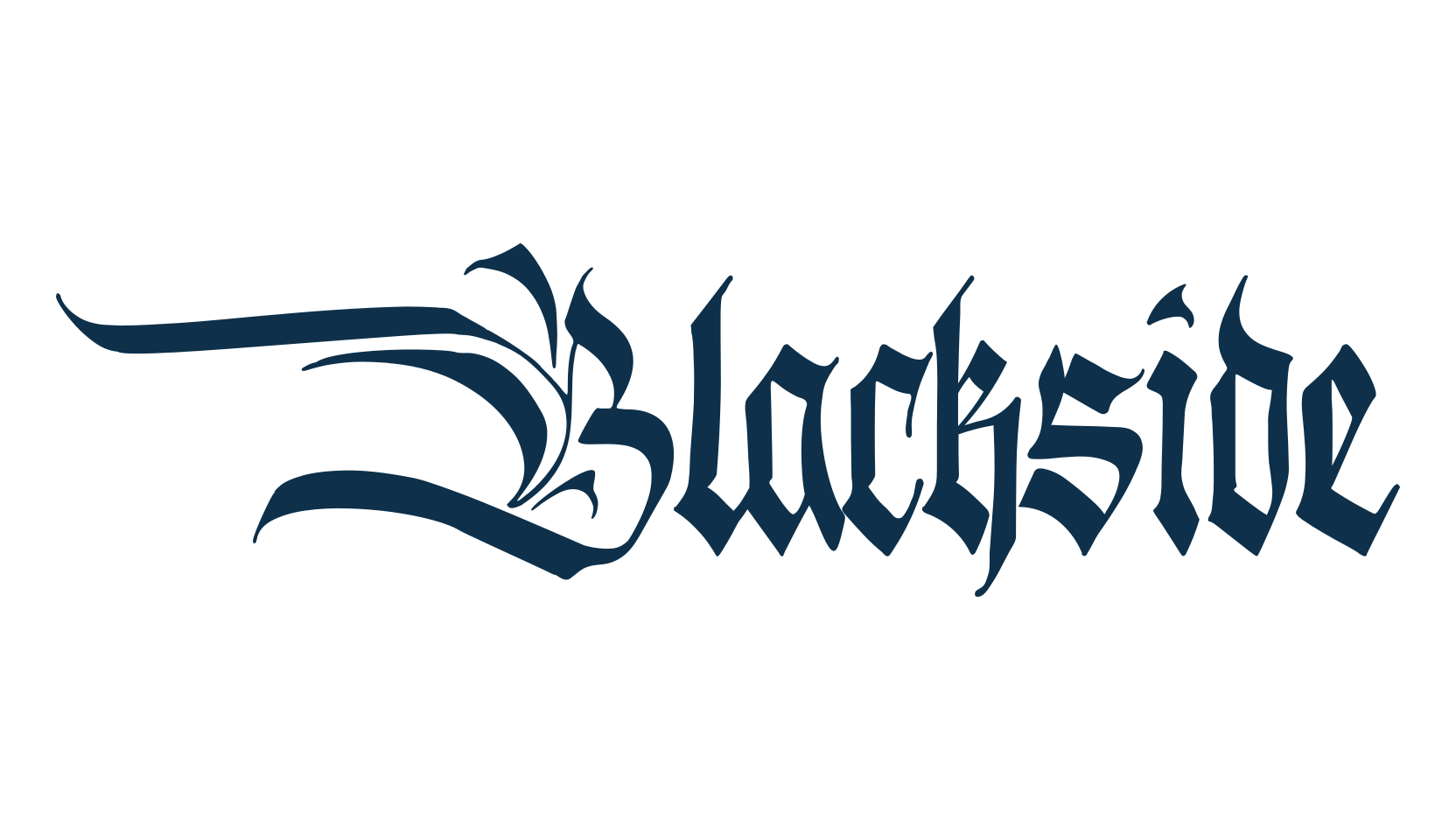 Blackside, medieval font preview