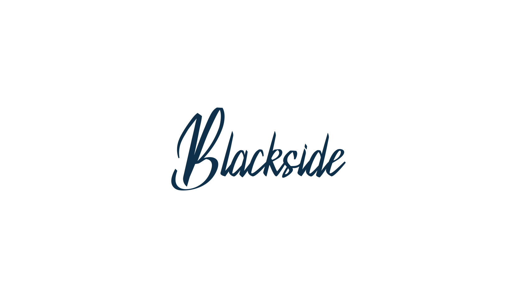 Blackside (blackside-3), fancy decorative font preview