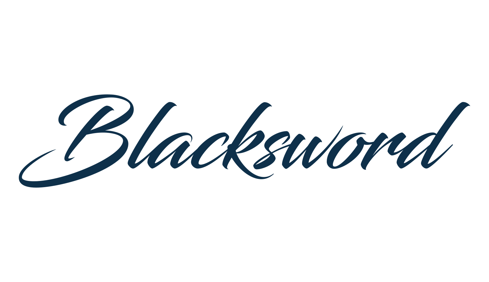 Blacksword, calligraphy font preview