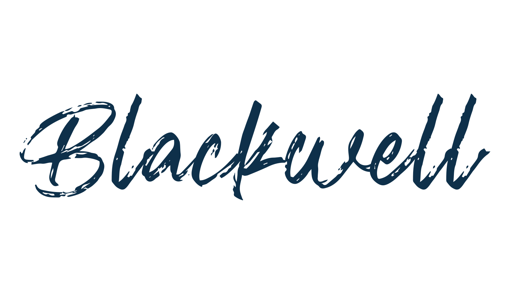Blackwell, script brush fancy decorative calligraphy font preview