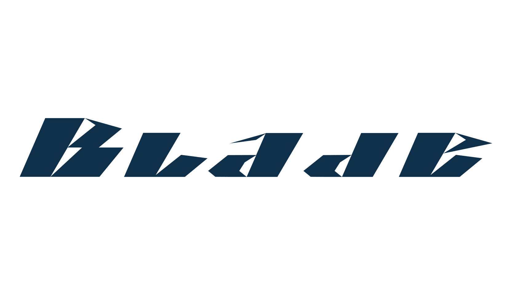 Blade (blade-6), techno sci-fi font preview
