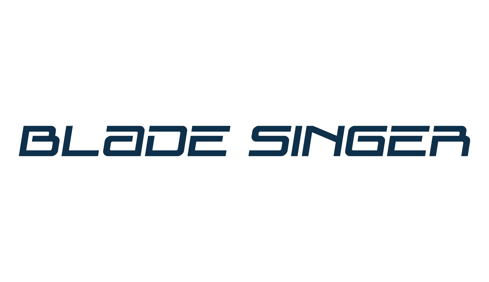 Blade Singer, sci-fi font preview