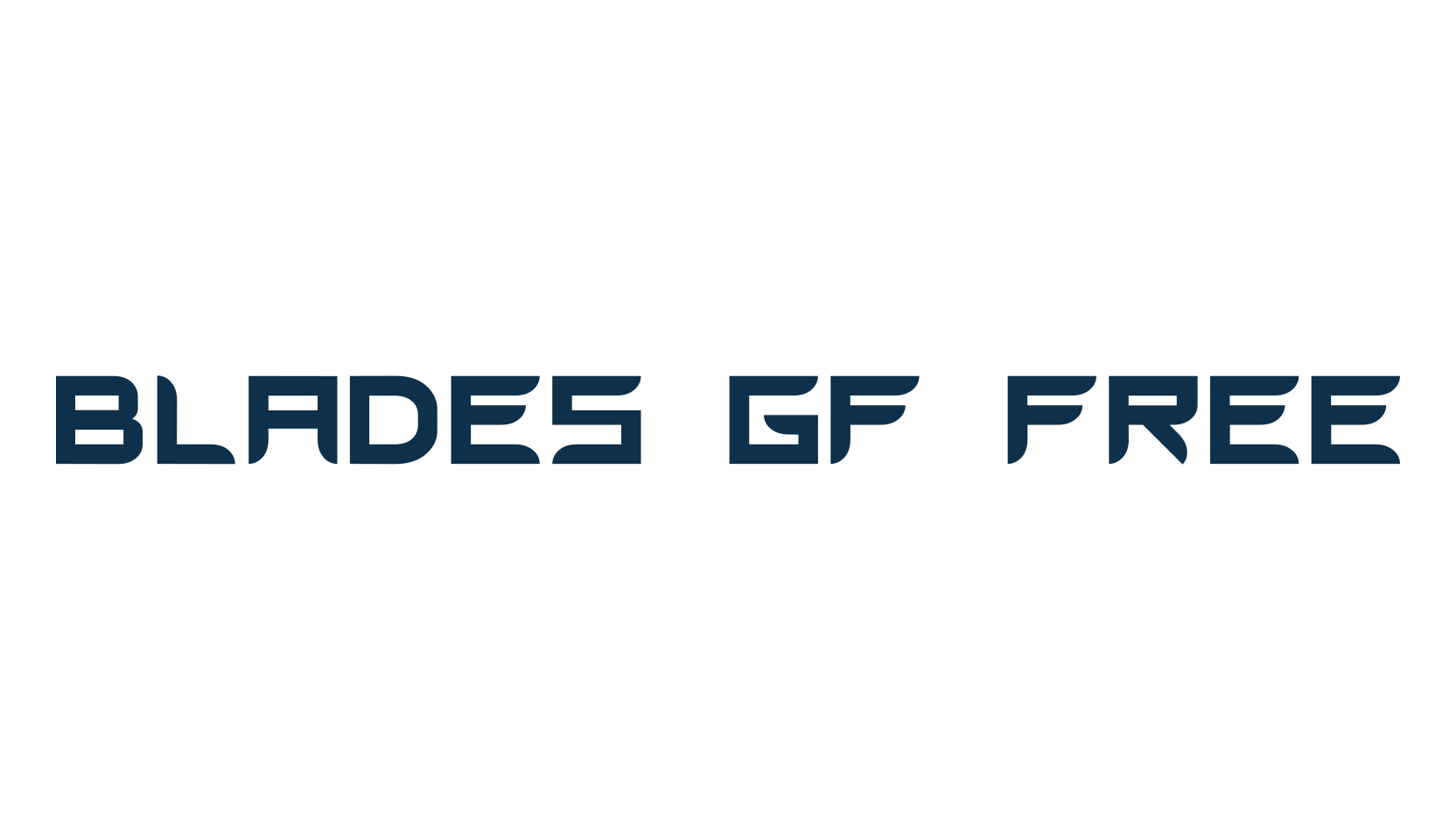 Blades GF Free, various font preview