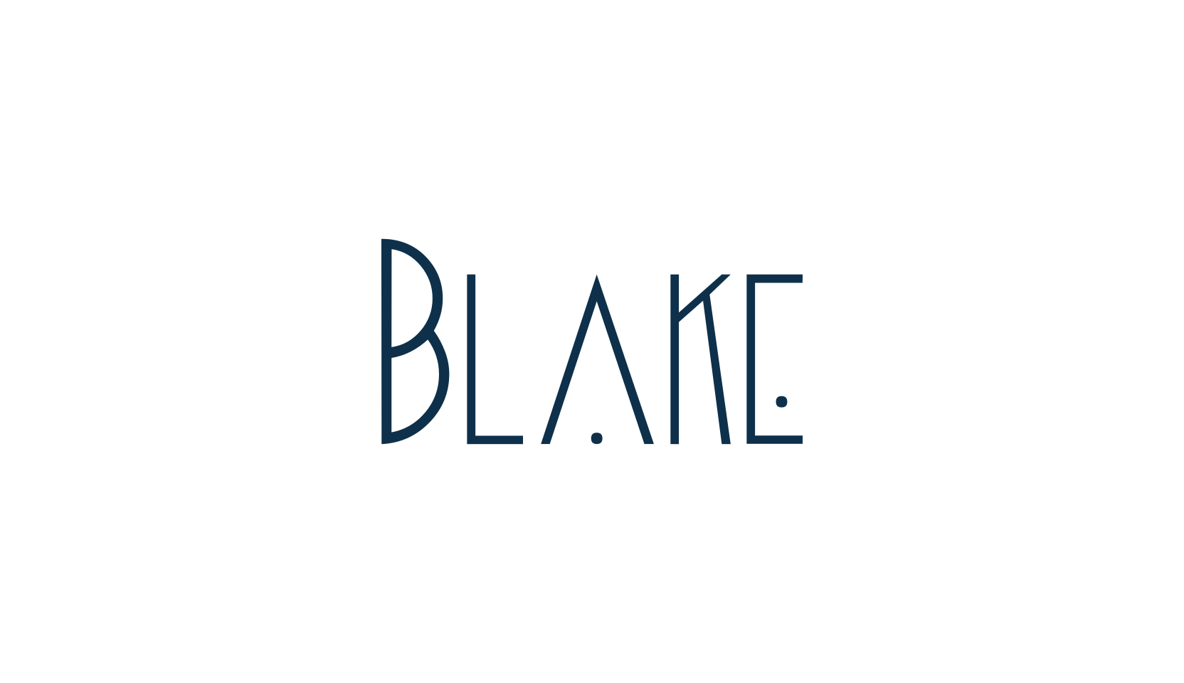 Blake, retro font preview