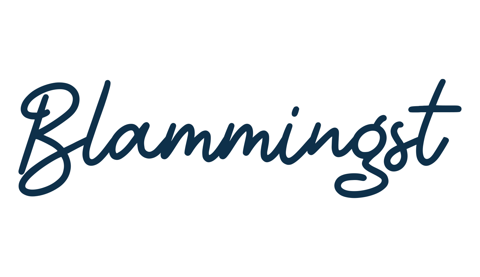 Blammingst, script handwritten fancy decorative calligraphy font preview