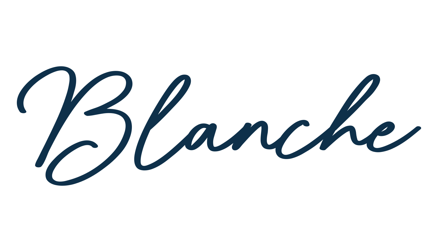 Blanche (blanche-2), handwriting font preview