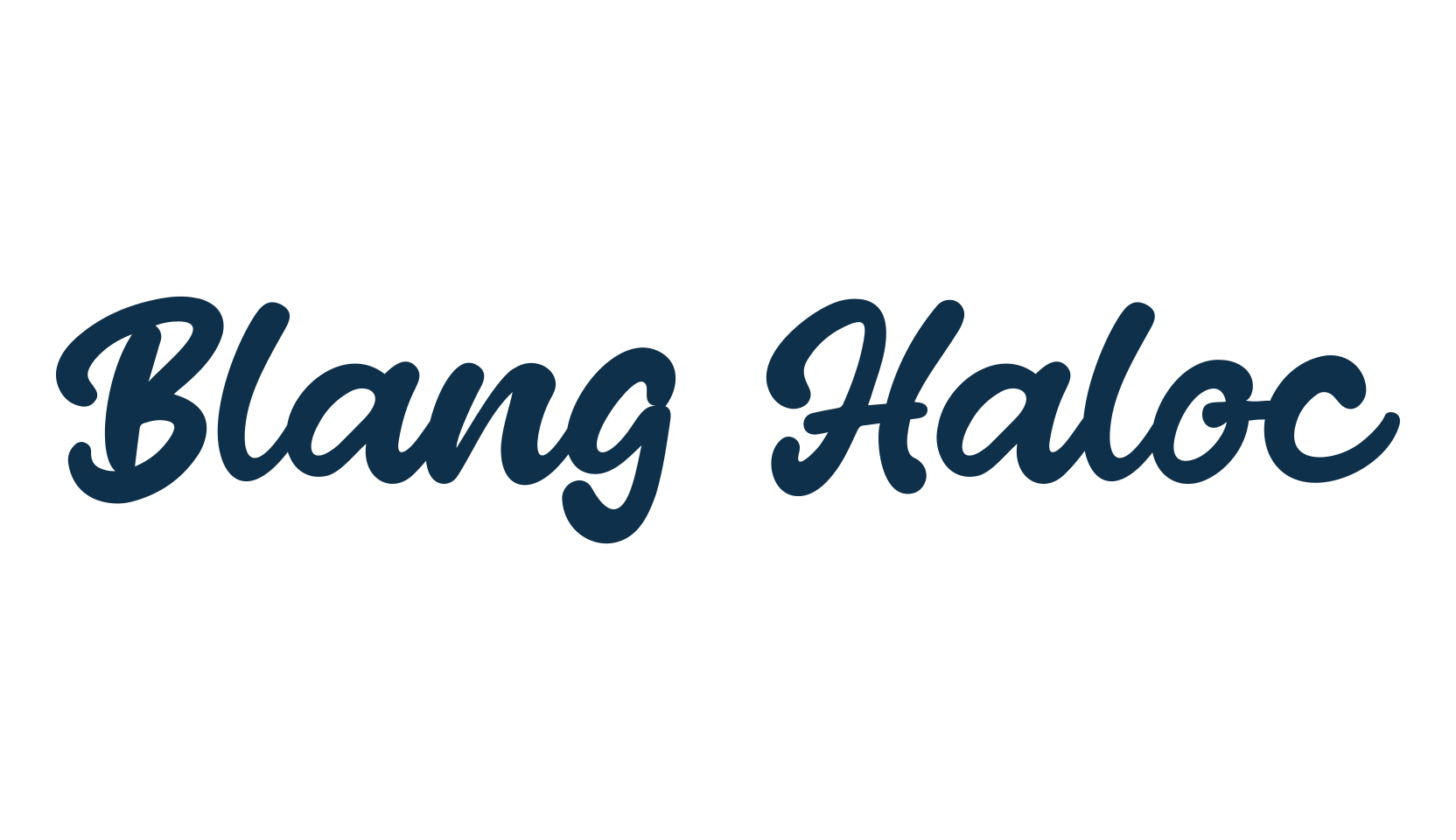 Blang Haloc, various font preview