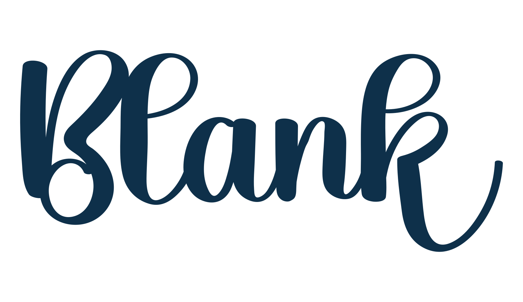 Blank (blank-2), fancy decorative font preview