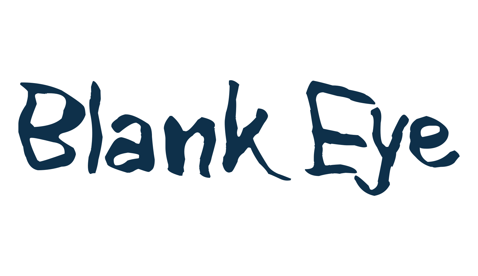 Blank Eye, script handwritten fancy decorative calligraphy font preview