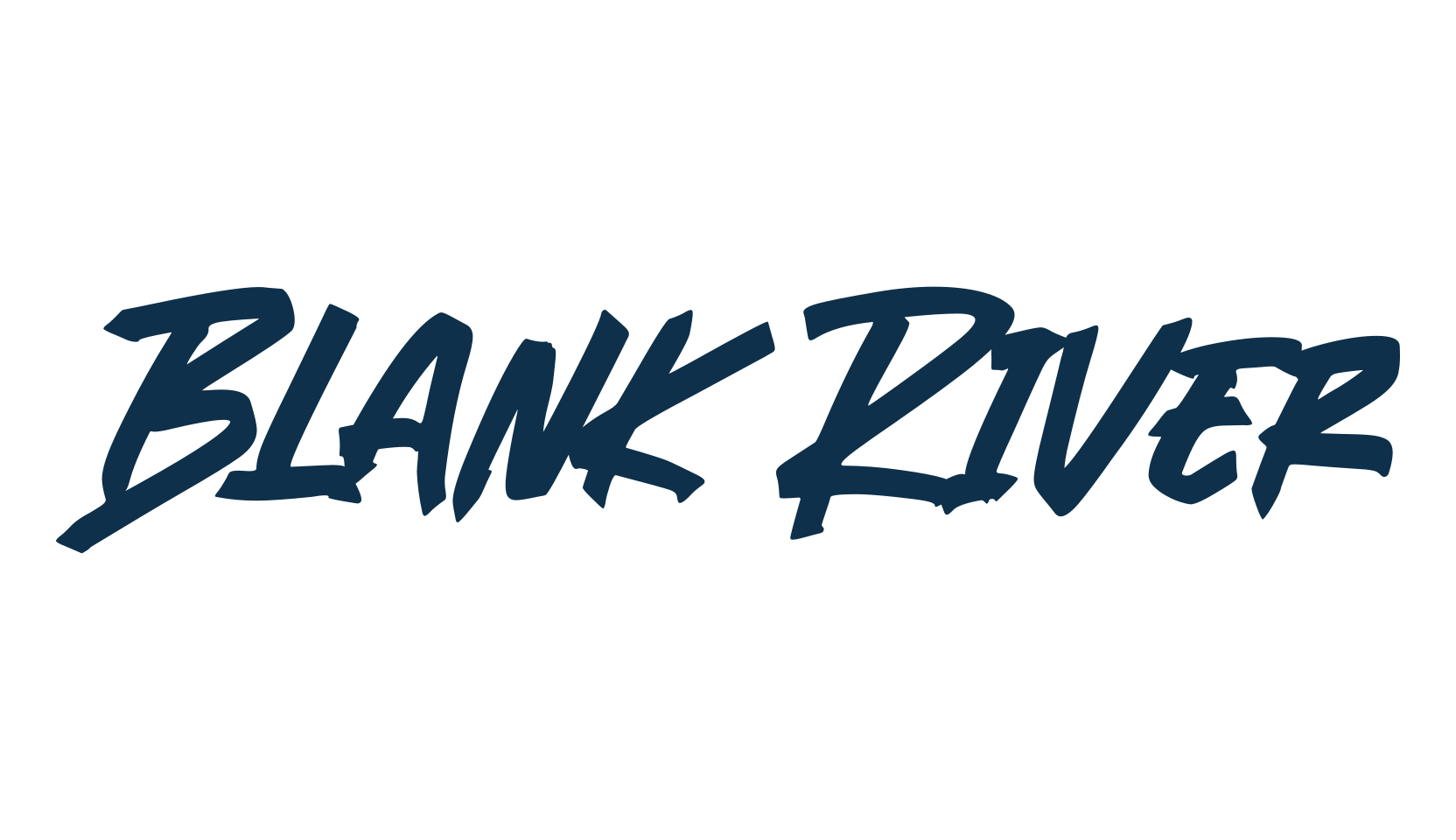 Blank River, graffiti font preview