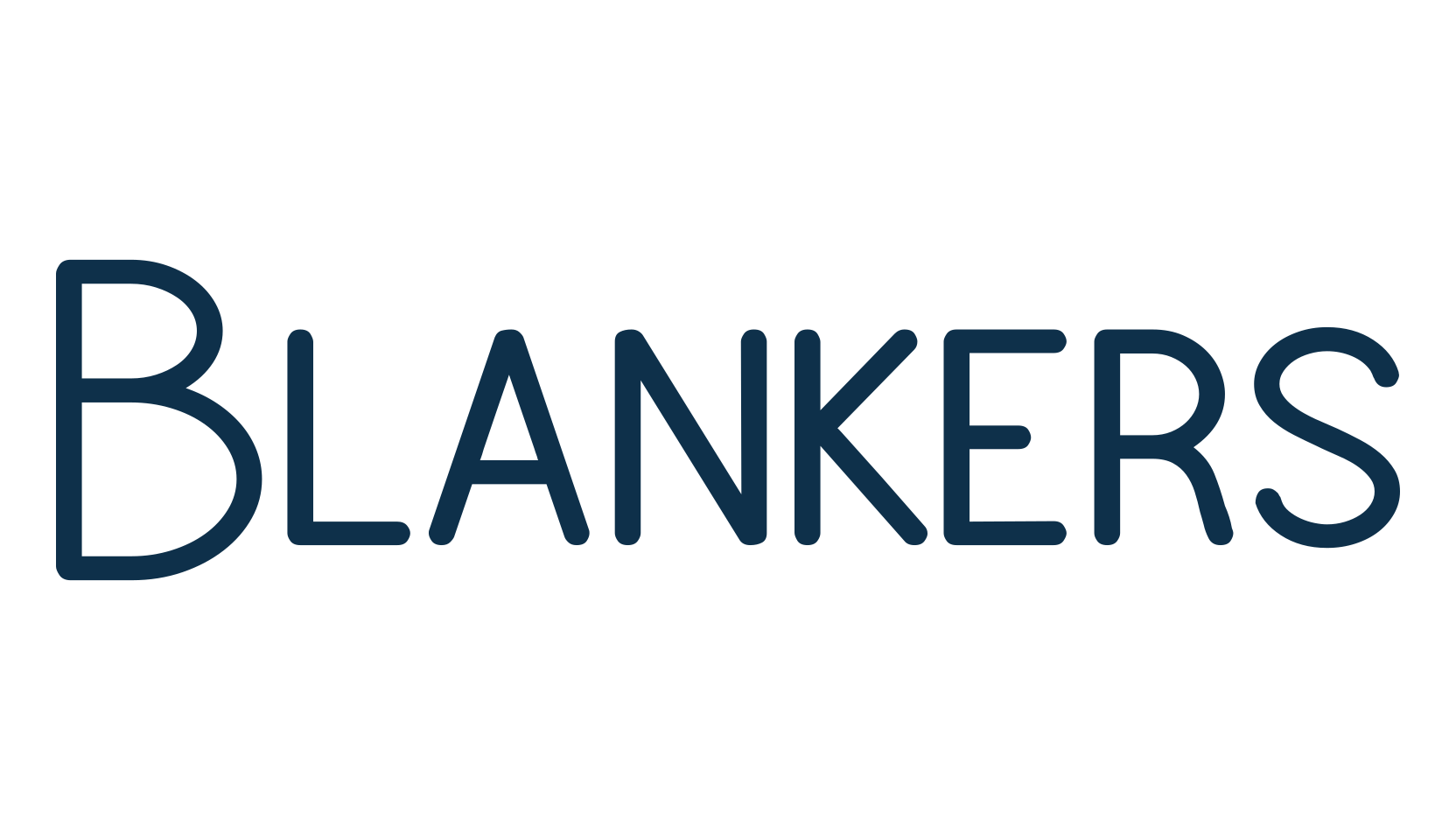 Blankers, basic sans serif font preview