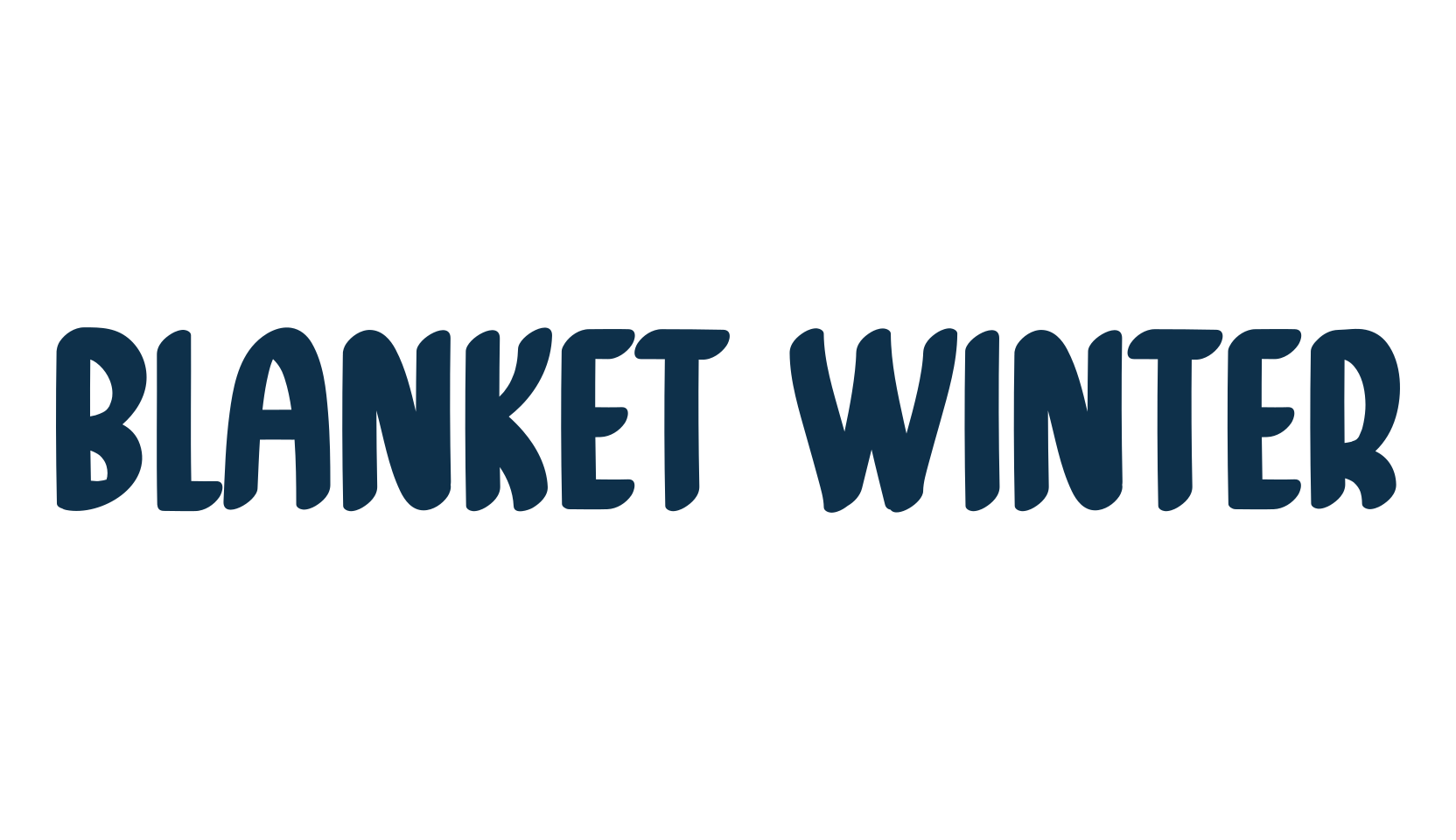 Blanket Winter, display market font preview