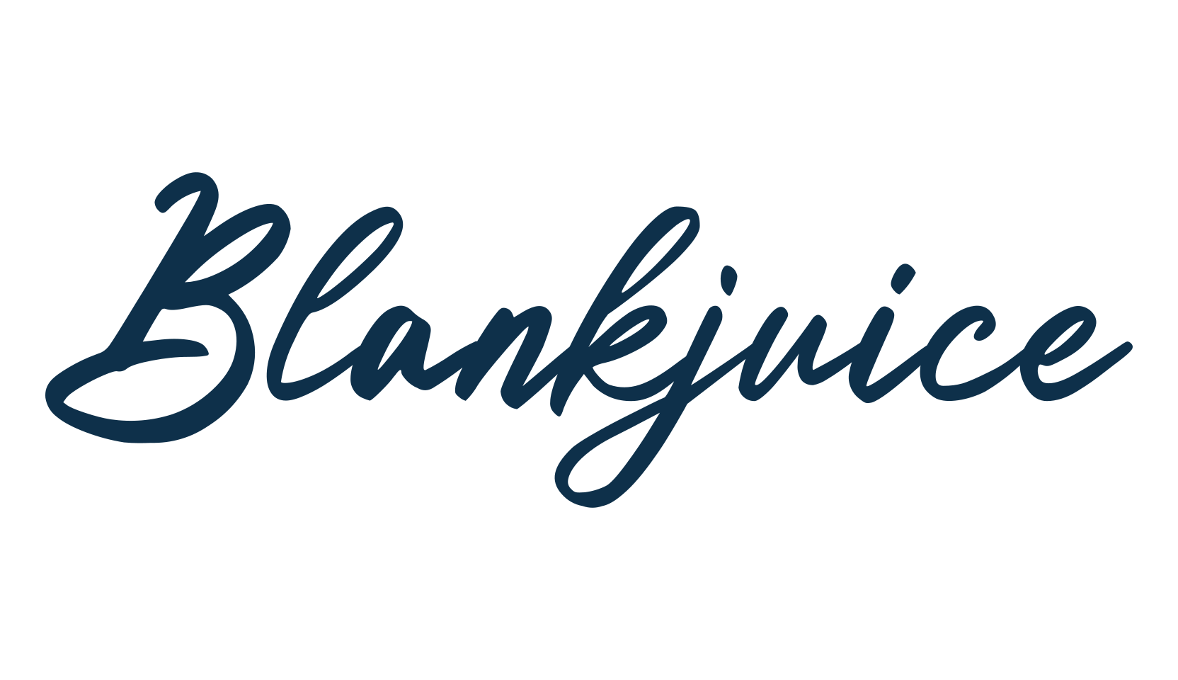 Blankjuice, script handwritten fancy decorative calligraphy font preview