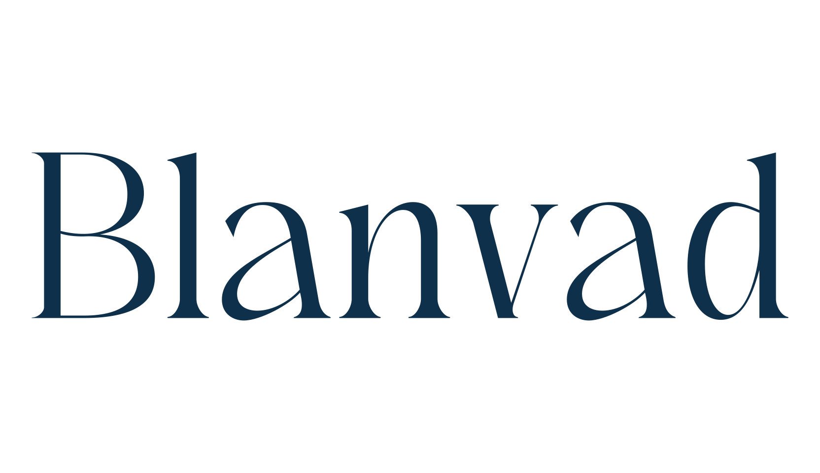 Blanvad, serif font preview