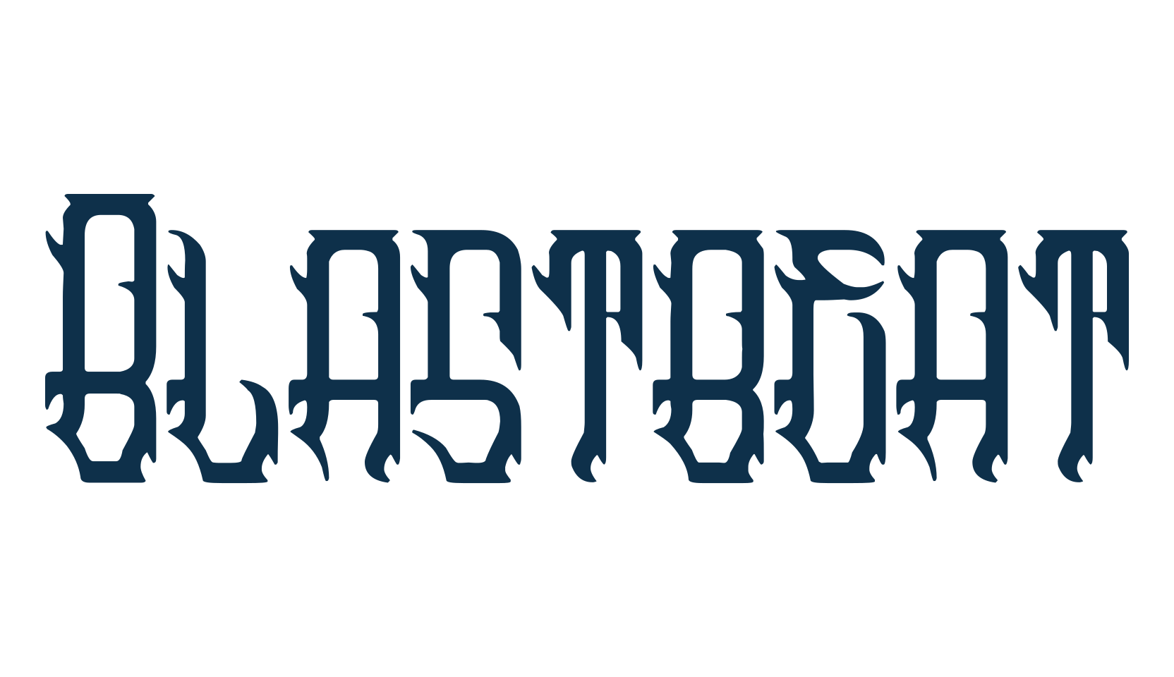 Blastbeat, gothic modern font preview