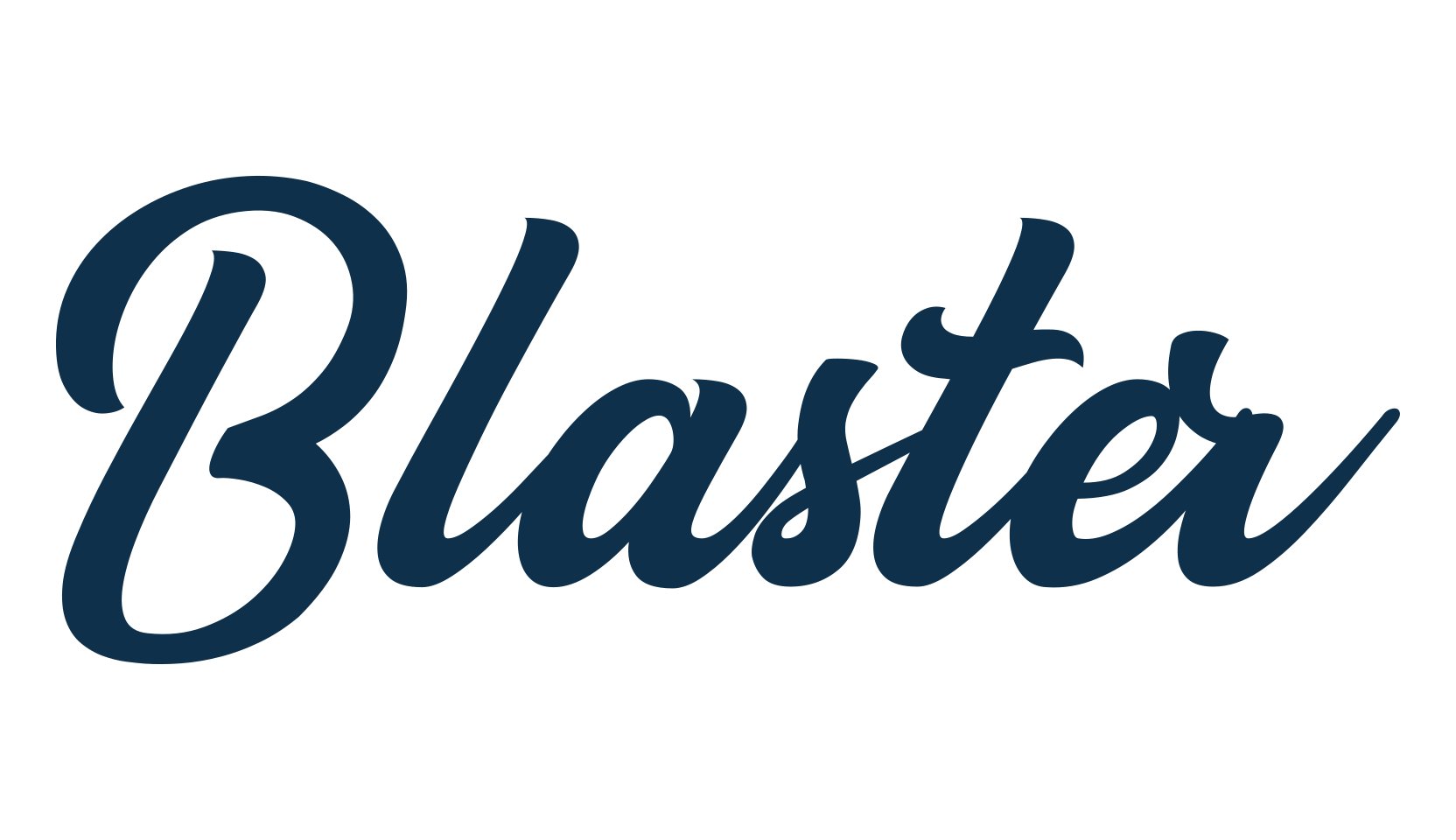 Blaster (blaster-2), script calligraphy fancy decorative font preview