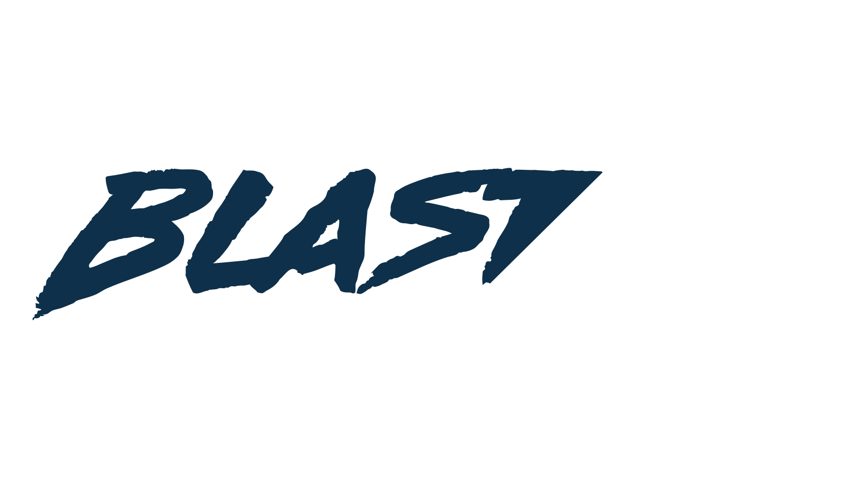 Blaster (blaster-6), brush font preview