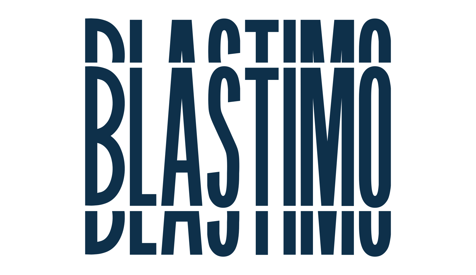 Blastimo, brush font preview
