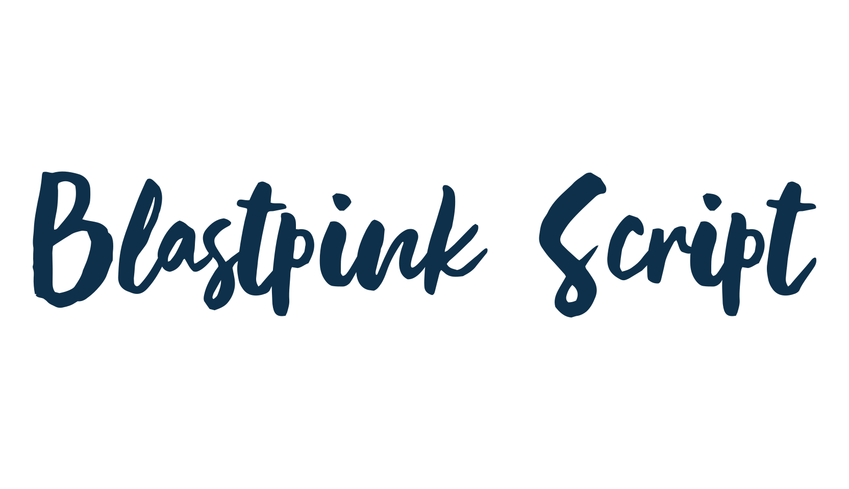 Blastpink Script, script brush fancy decorative calligraphy font preview
