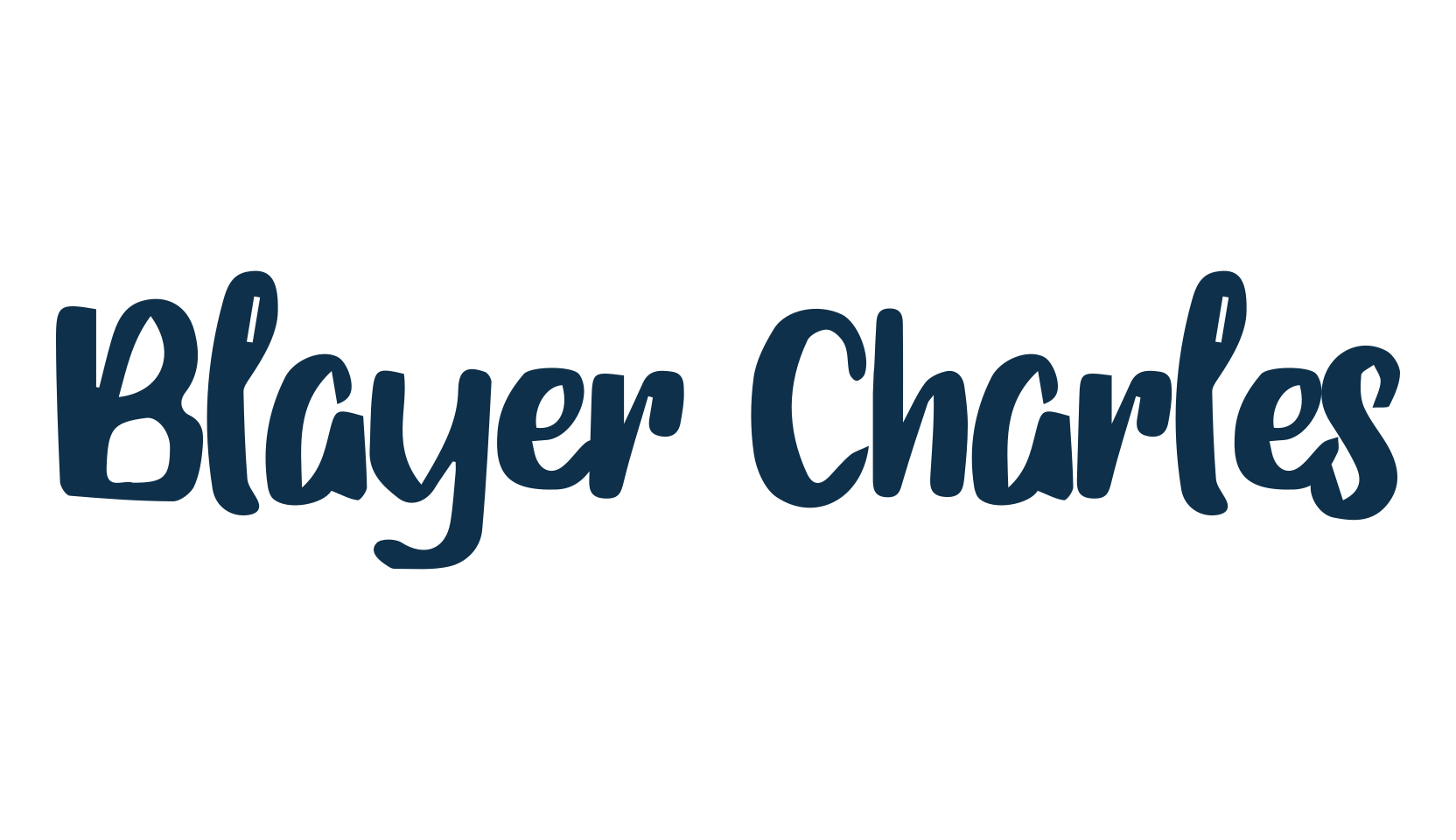 Blayer Charles, display market font preview