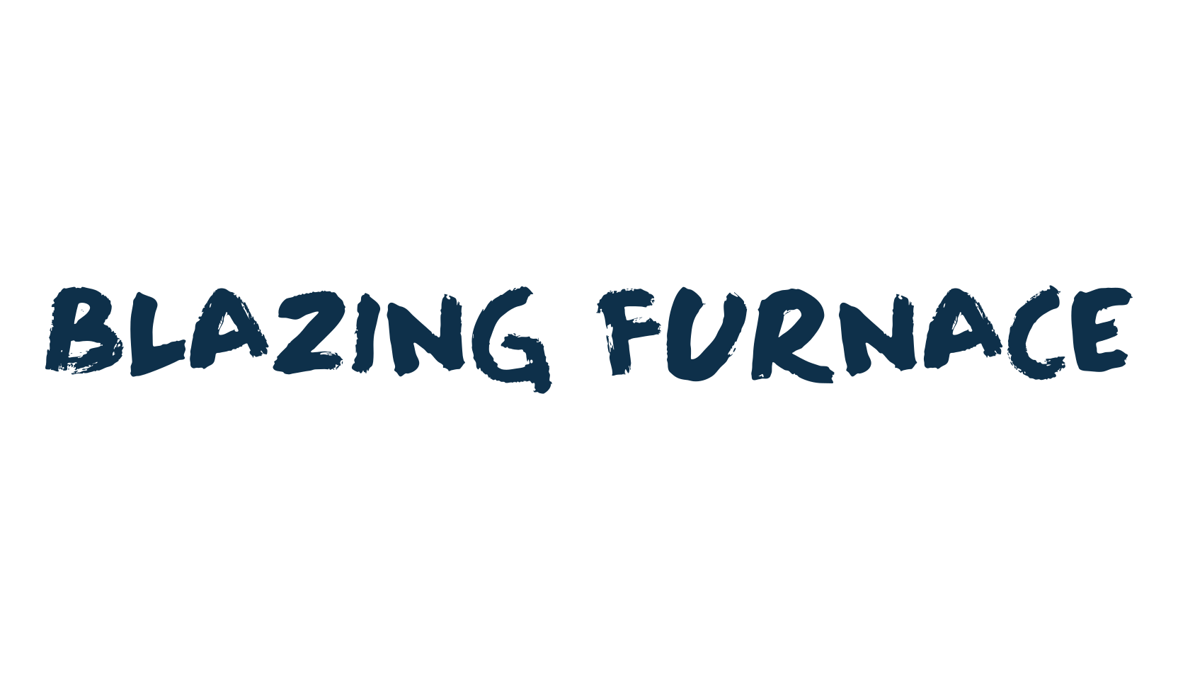 Blazing Furnace, script brush fancy decorative calligraphy font preview
