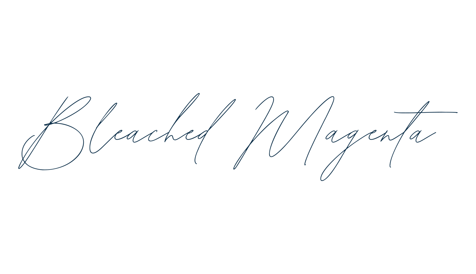 Bleached Magenta, script handwritten fancy decorative calligraphy font preview