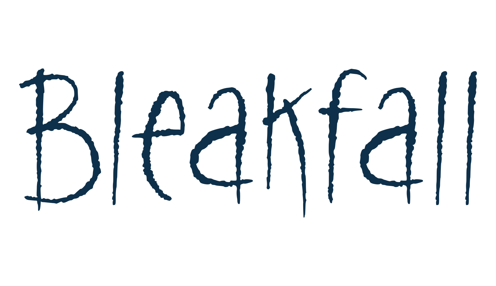 Bleakfall, holiday halloween fancy decorative horror font preview