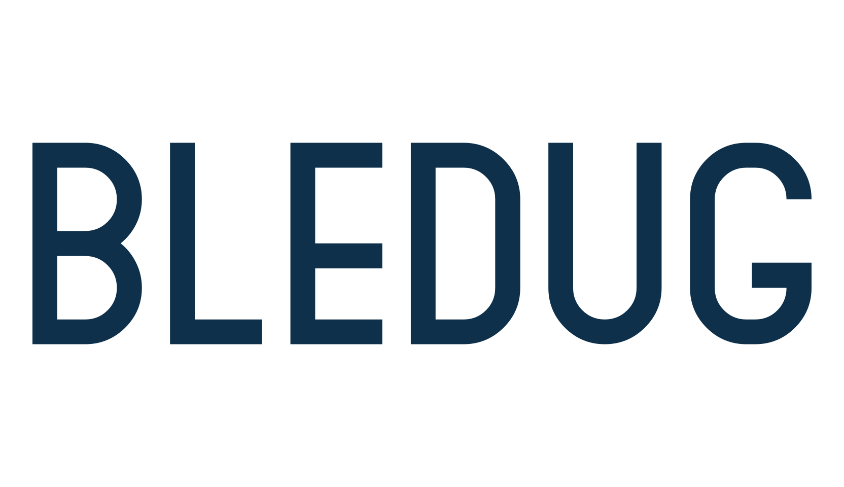 Bledug, sans serif font preview