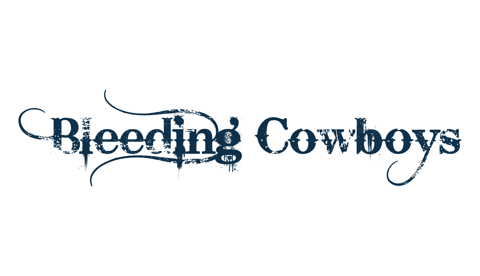 Bleeding Cowboys, western font preview