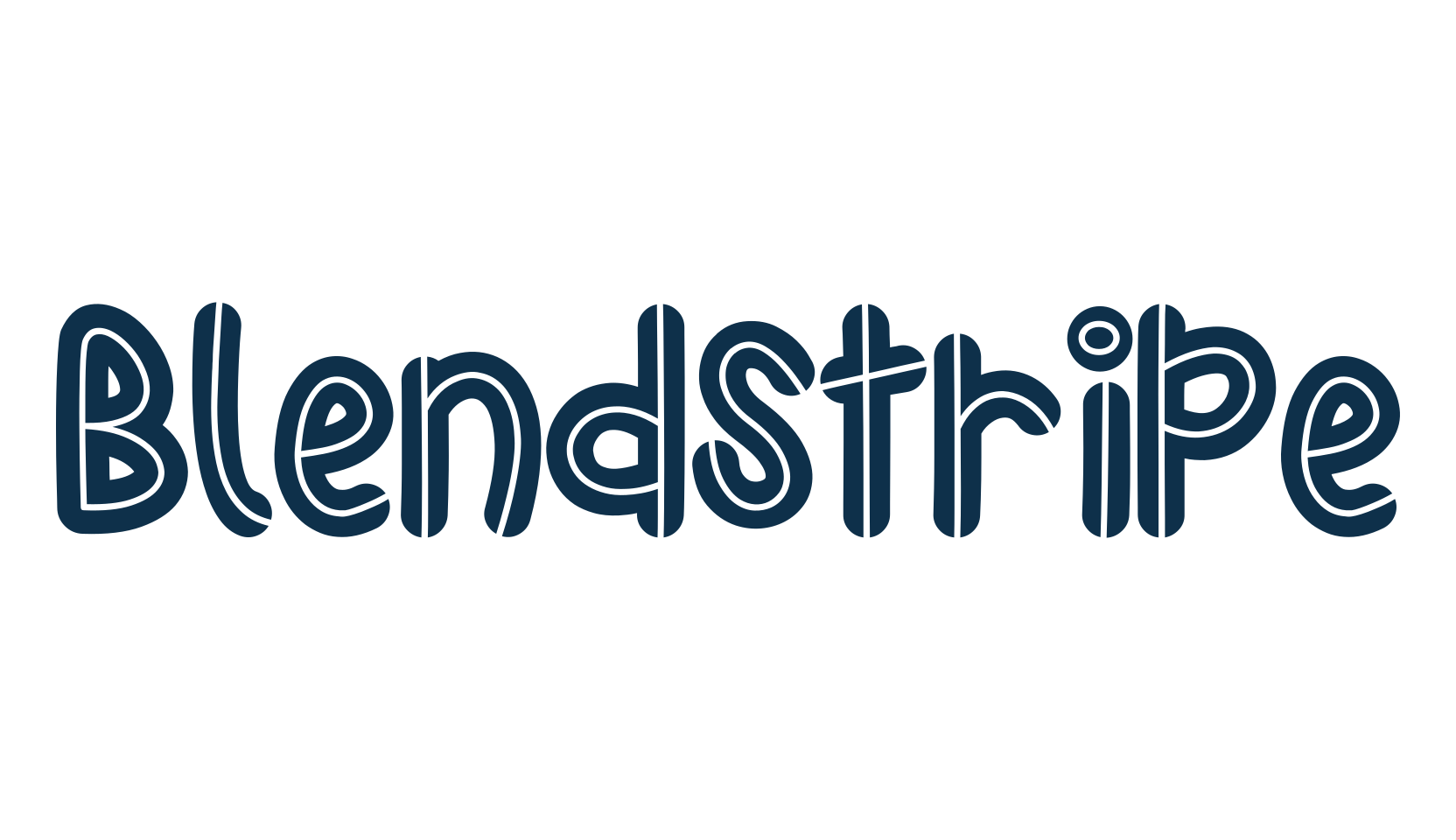 Blendstripe, various font preview