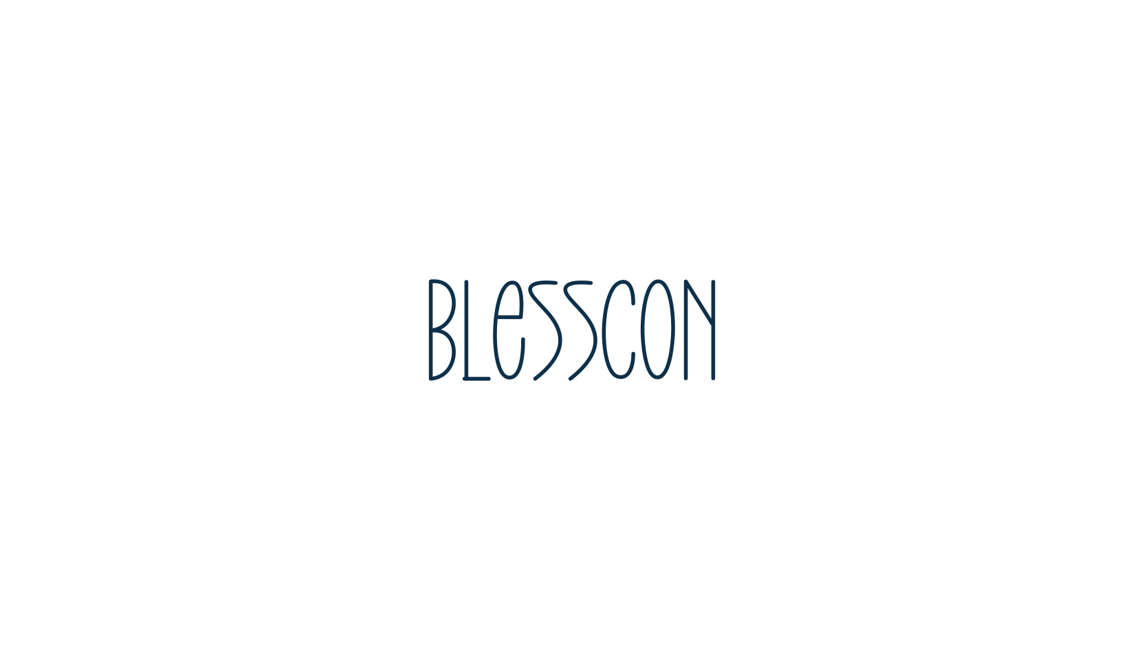 Blesscon, script handwritten fancy decorative calligraphy font preview