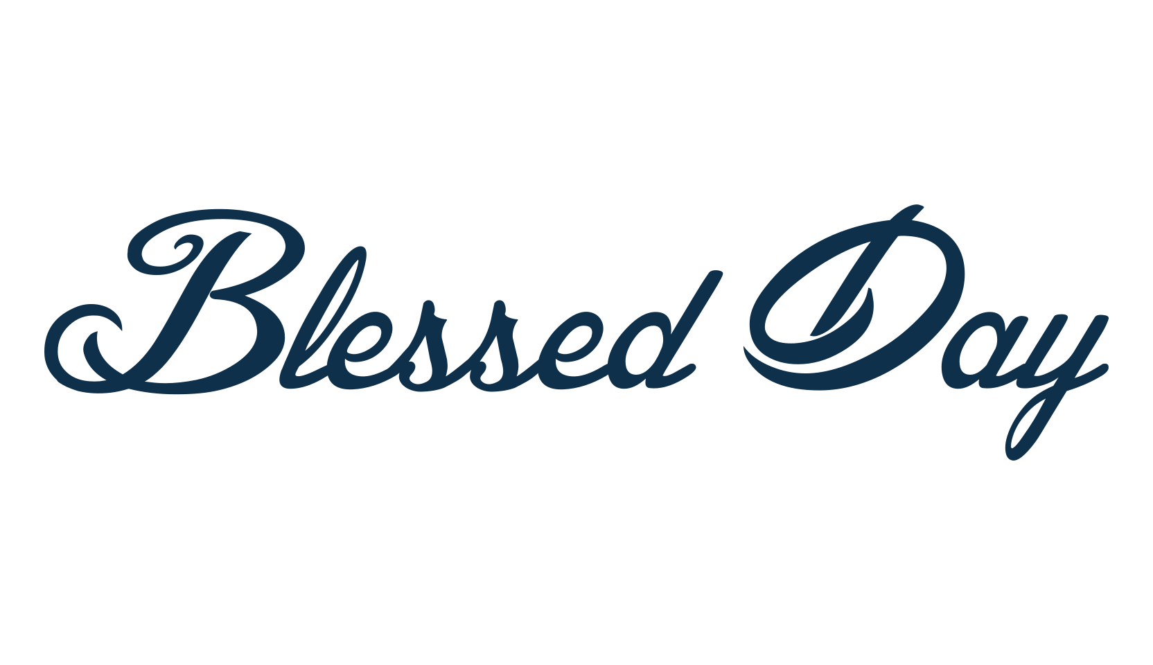 Blessed Day, various font preview
