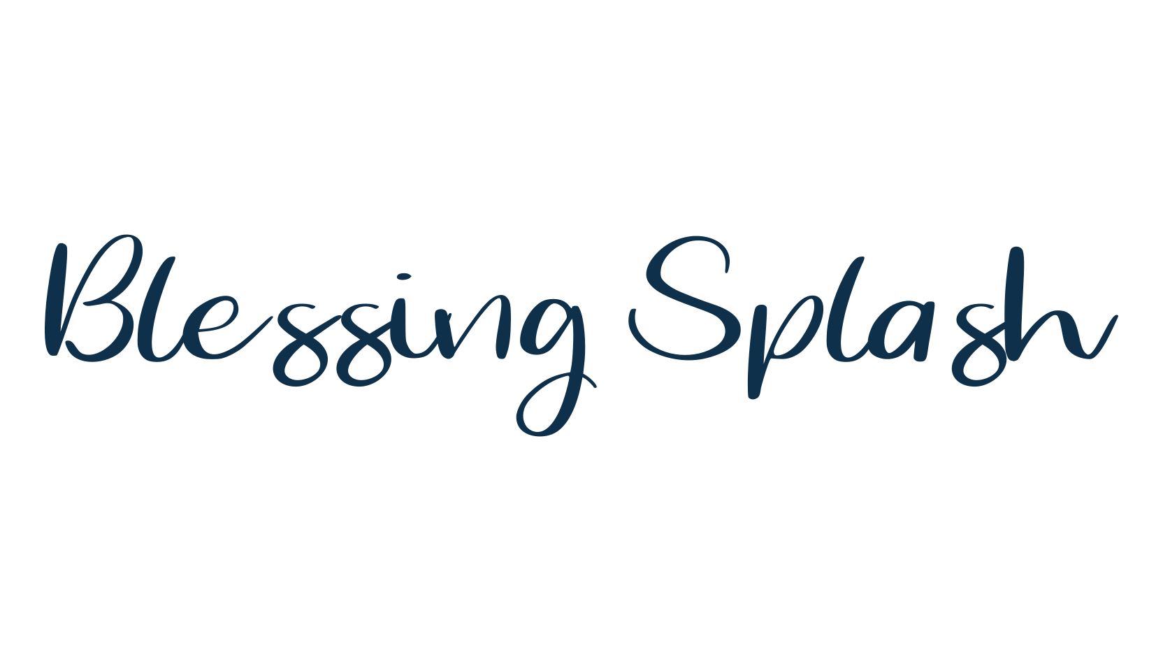Blessing Splash, display market font preview