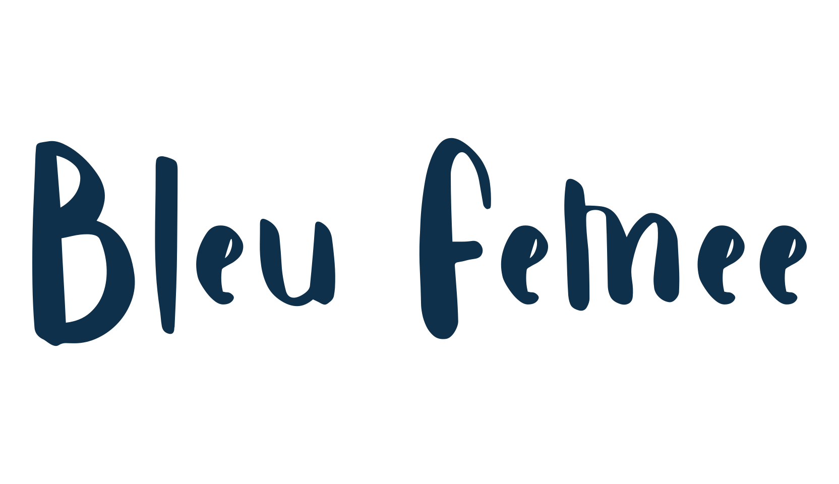 Bleu Femee, display market font preview