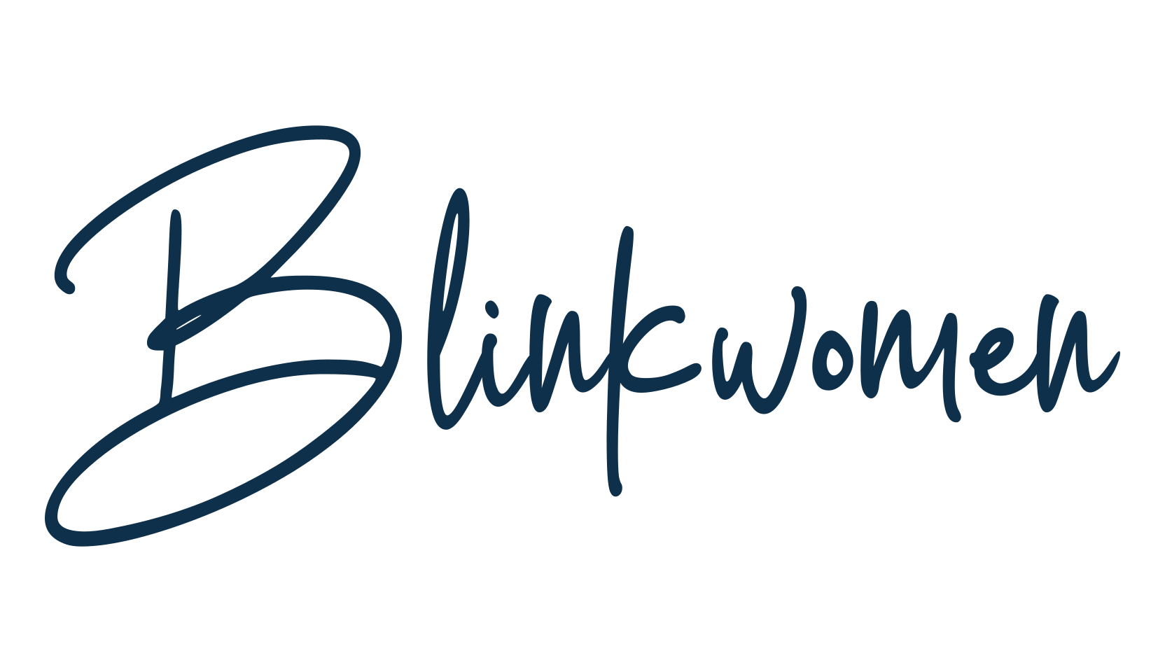 Blinkwomen, handwriting font preview