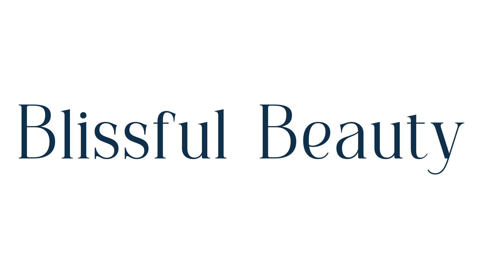 Blissful Beauty, basic serif font preview