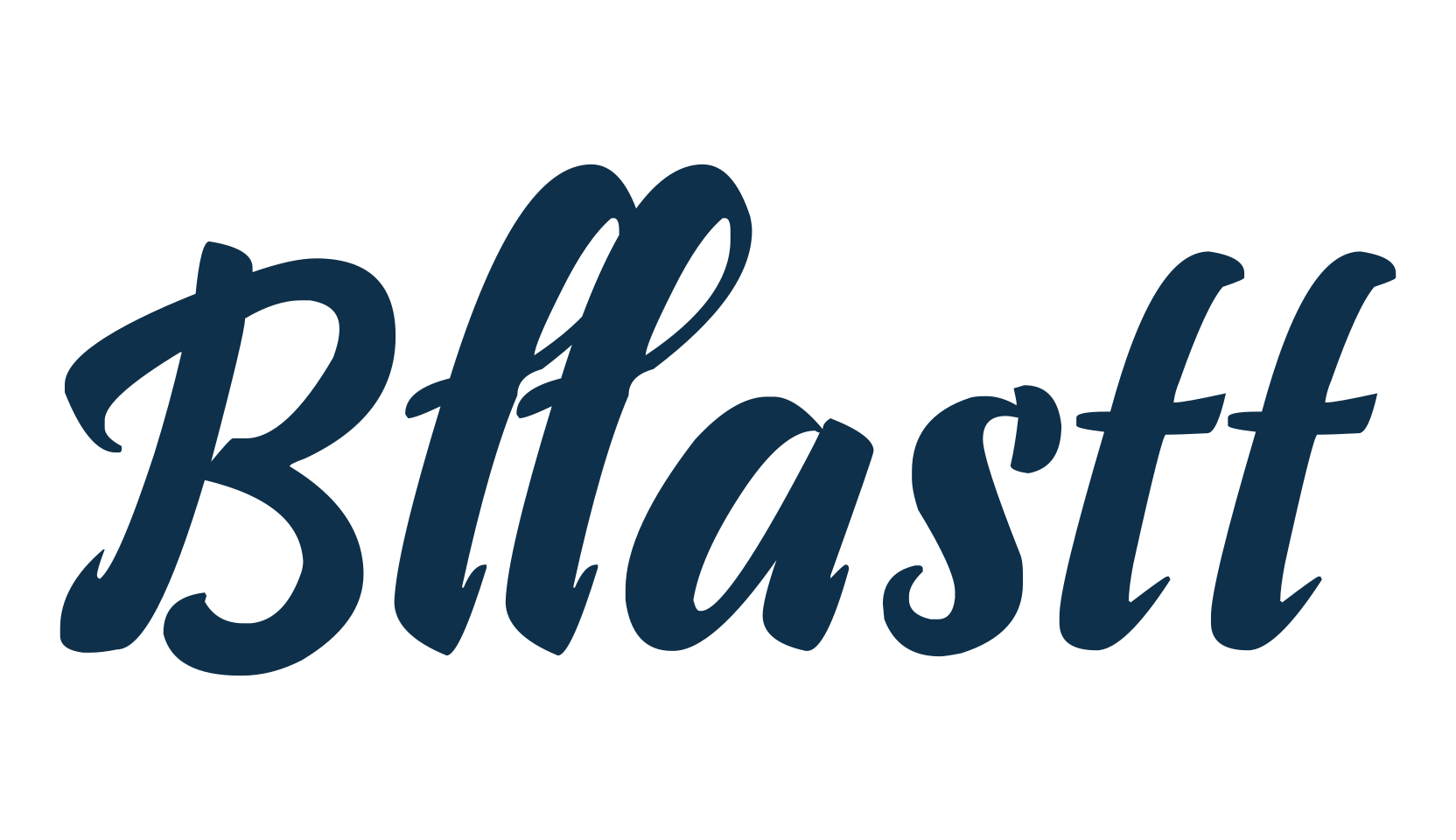 Bllastt, script calligraphy fancy decorative font preview