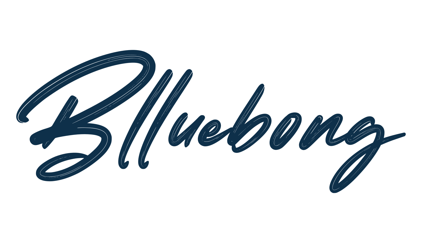 Blluebong, script brush fancy decorative calligraphy font preview