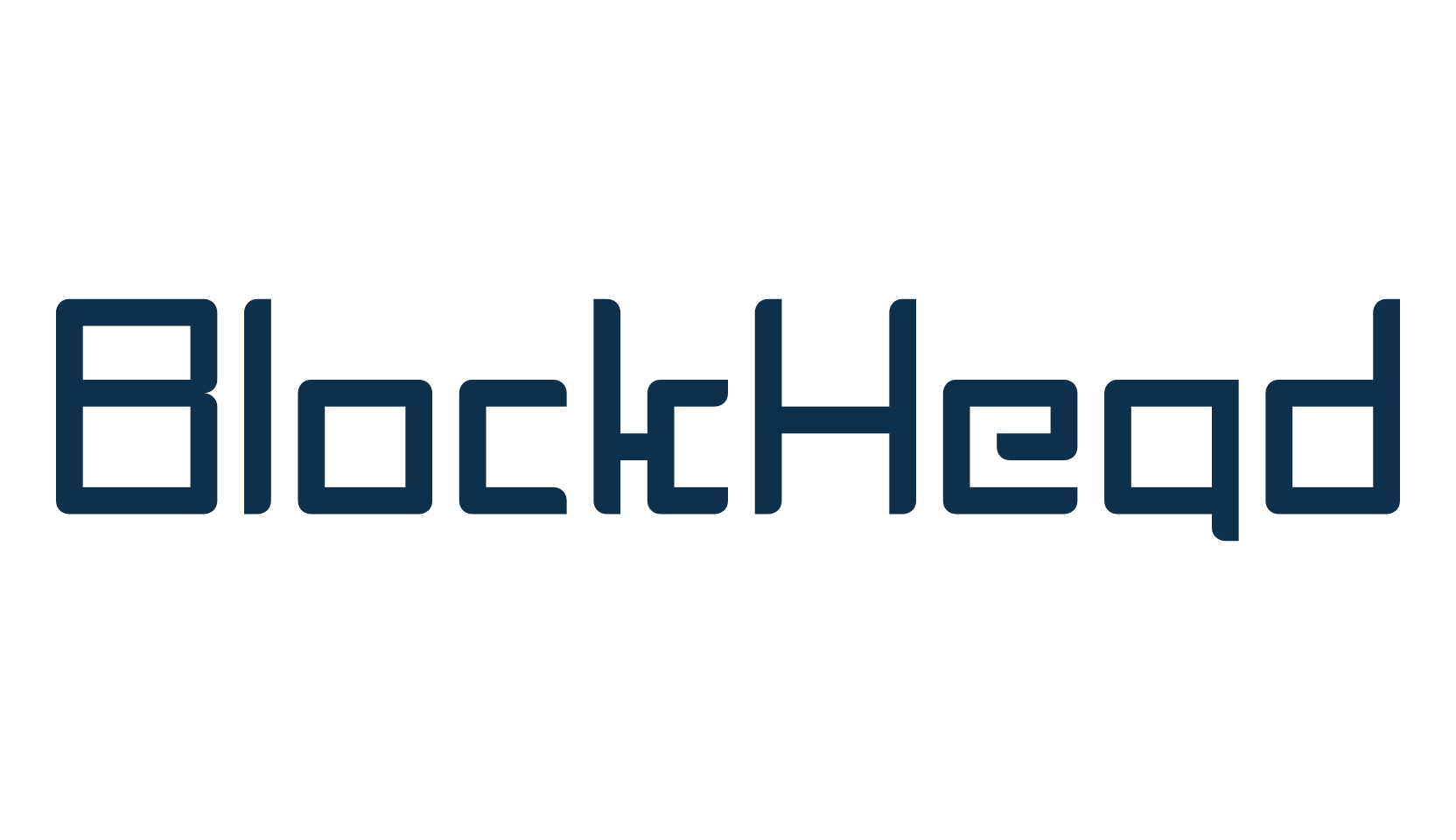 BlockHead (blockhead), fancy various techno sci-fi font preview