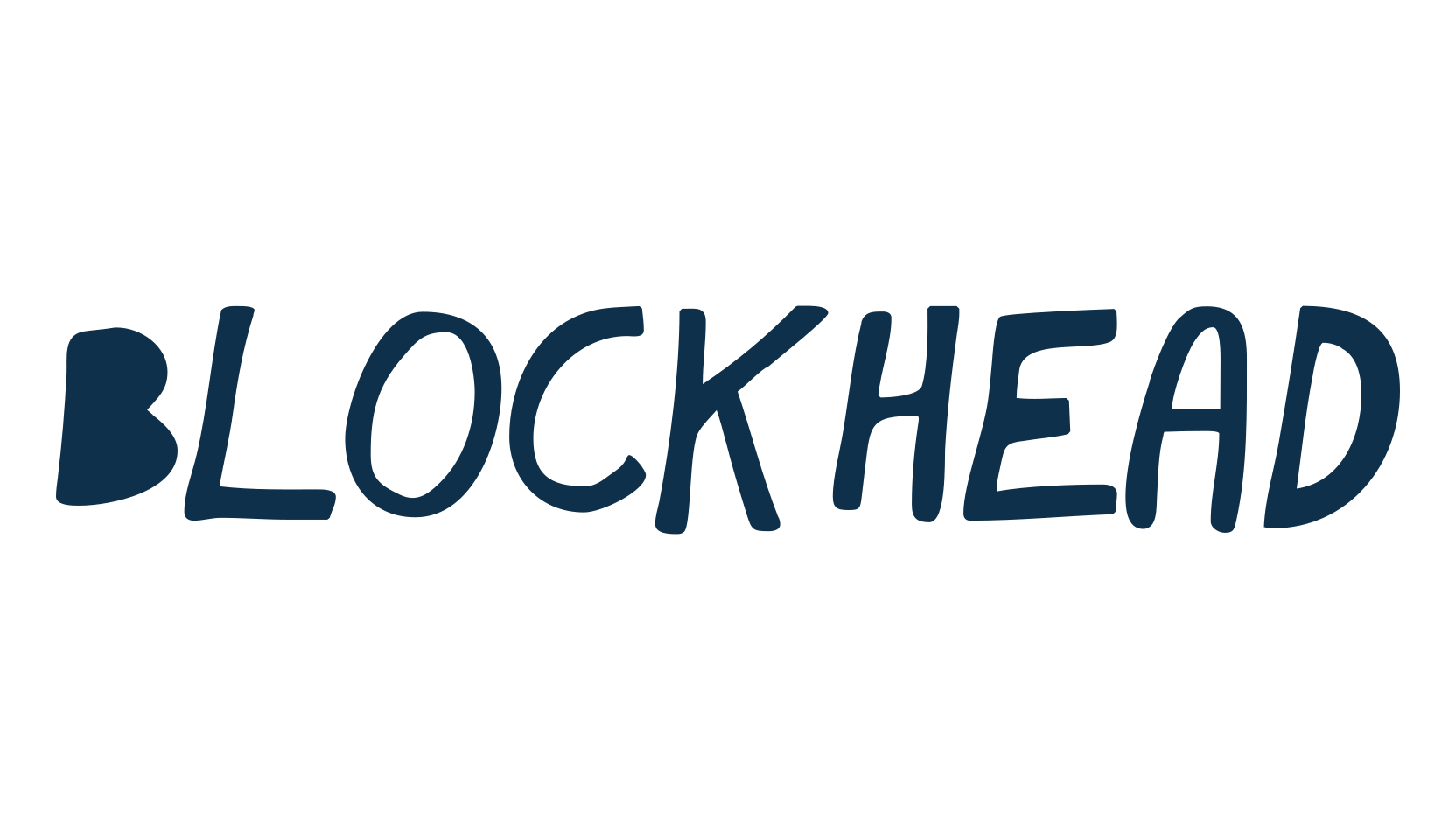 Blockhead, fancy cartoon decorative font preview