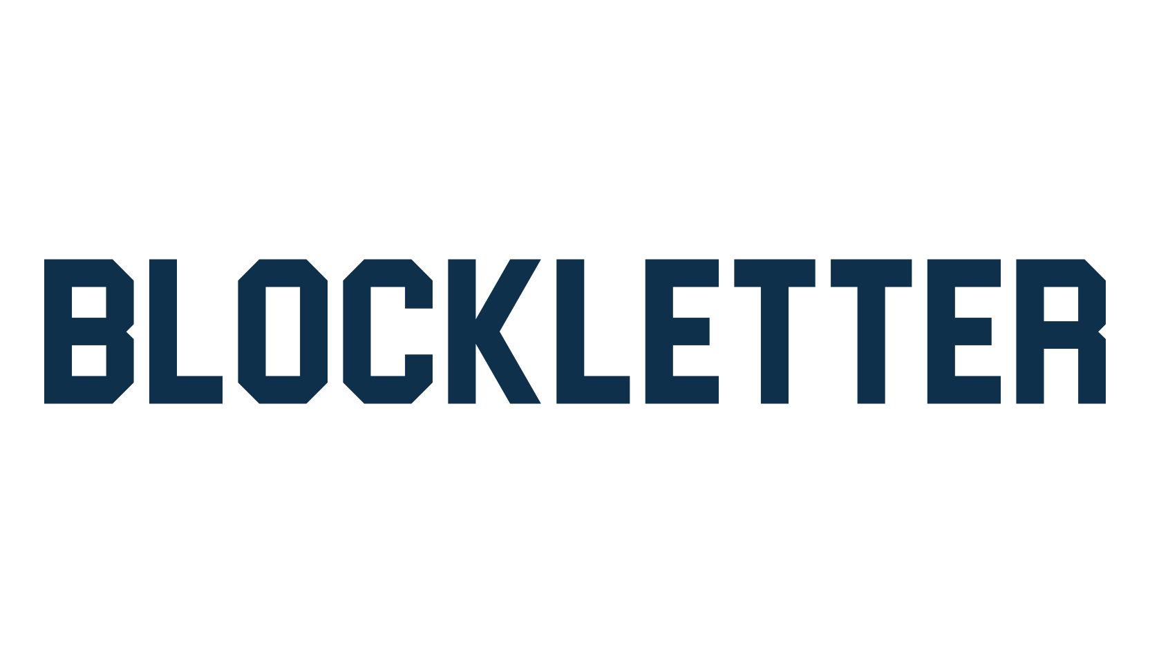 Blockletter, fancy various basic font preview