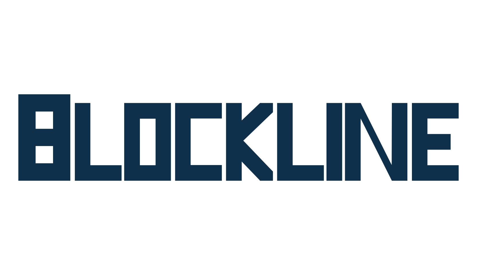 Blockline, square font preview