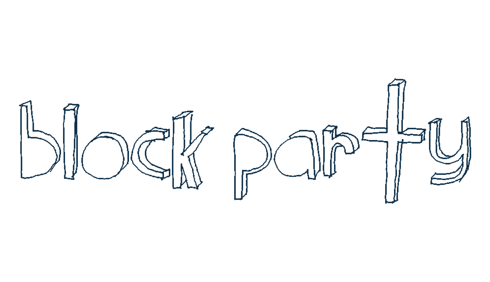 Block Party, fancy cartoon decorative font preview
