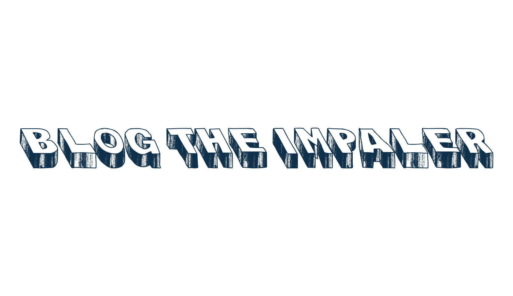 Blog the Impaler, various font preview
