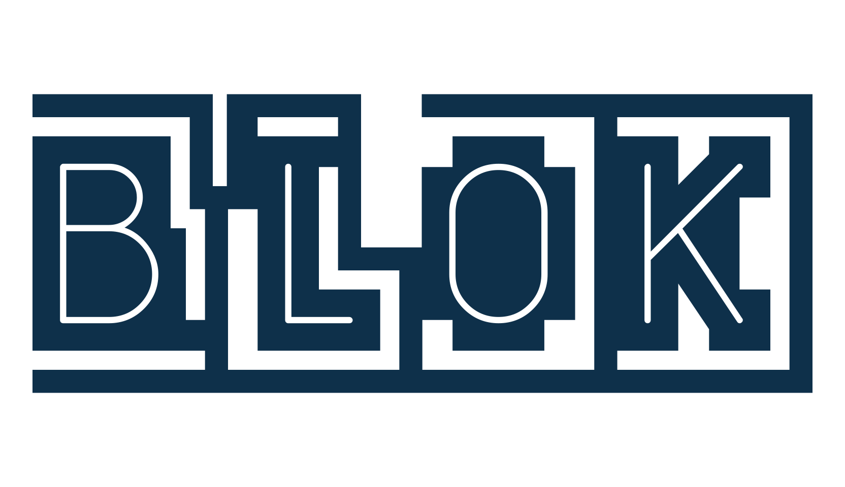 Blok, techno square sci-fi font preview