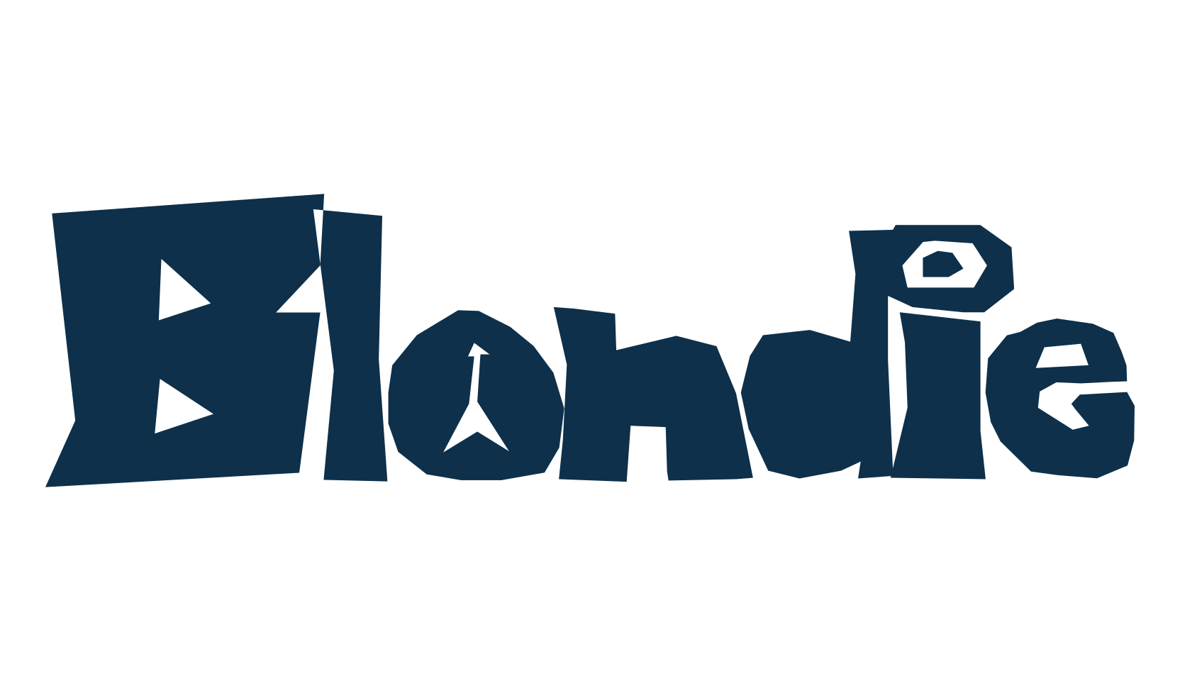 Blondie, fancy cartoon decorative font preview