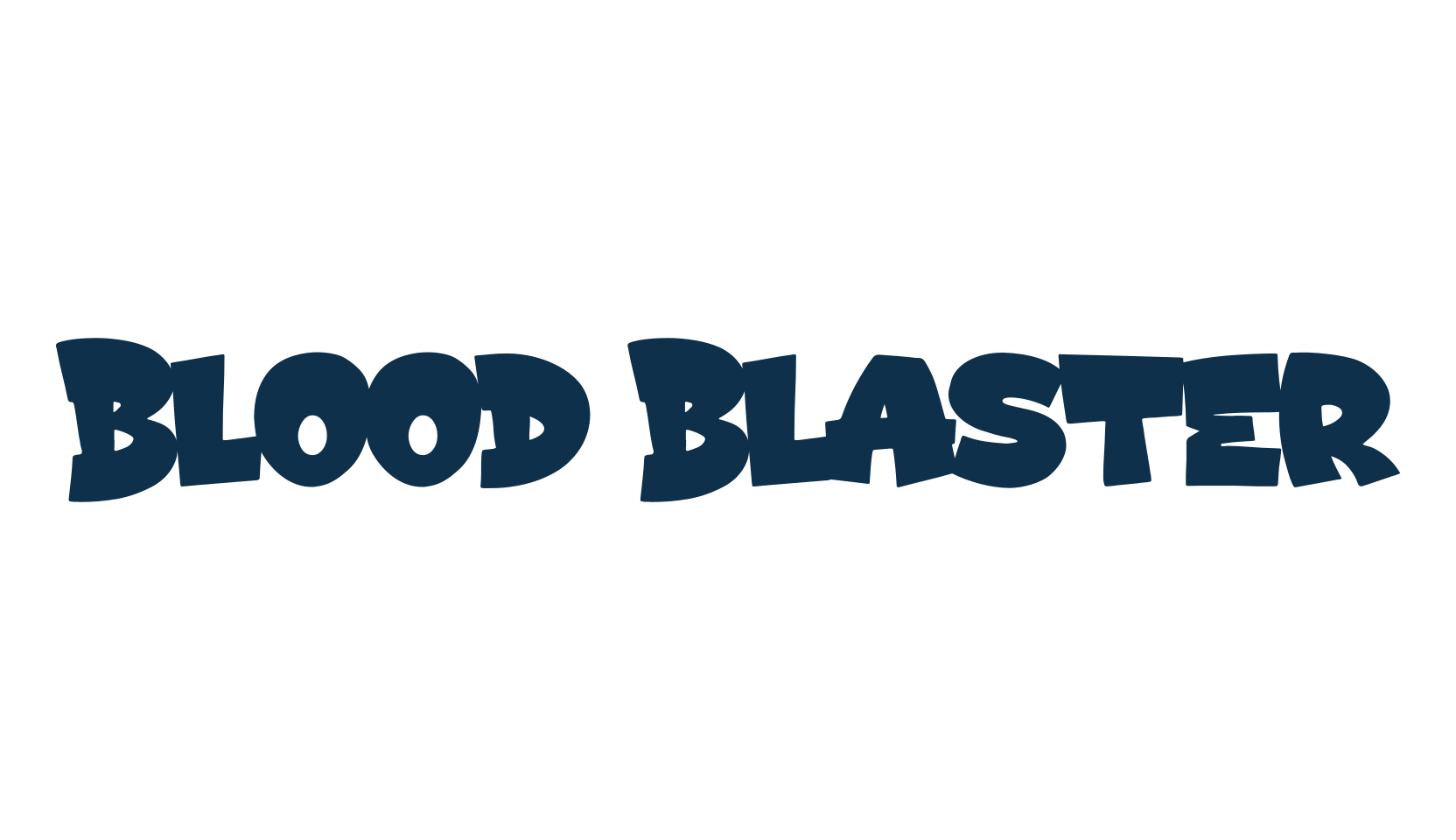 Blood Blaster, fancy cartoon decorative font preview